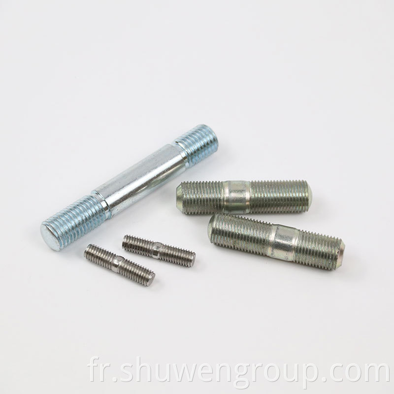 Zinc Steel Threaded Rod Double End Stud Bolt